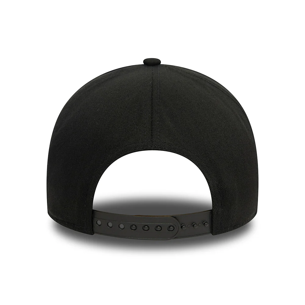 New Era A-Frame Chicago Bulls Snapback Cap - NBA Monochrome - Schwarz auf Schwarz - Image 5