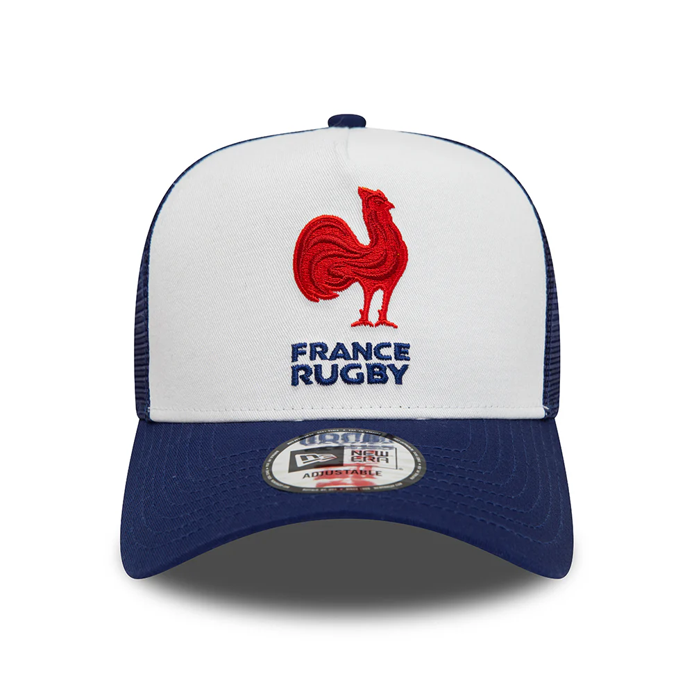 New Era A-Frame French Federation of Rugby Trucker Cap - Essential - Weiß-Blau - Image 2