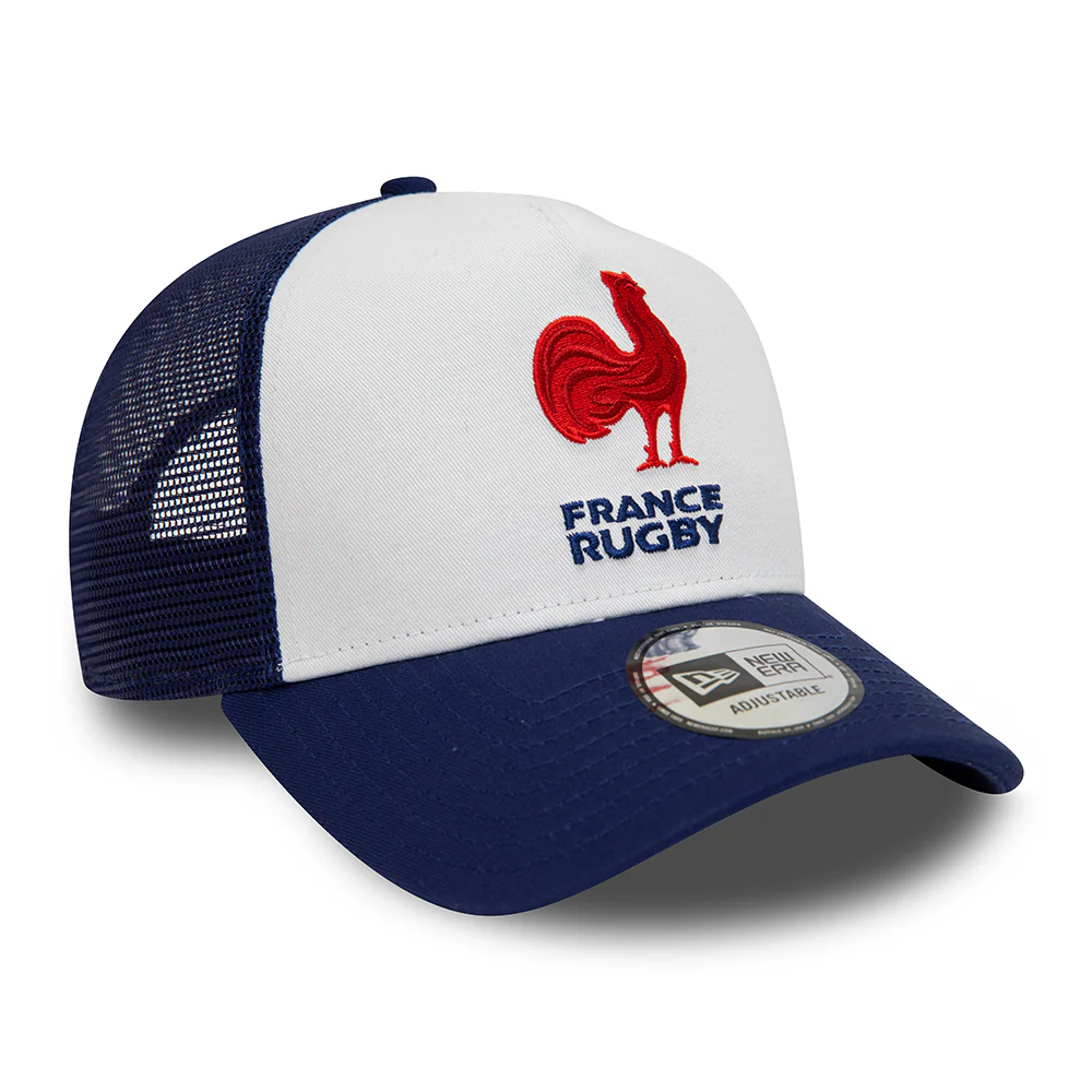 New Era A-Frame French Federation of Rugby Trucker Cap - Essential - Weiß-Blau - Image 3