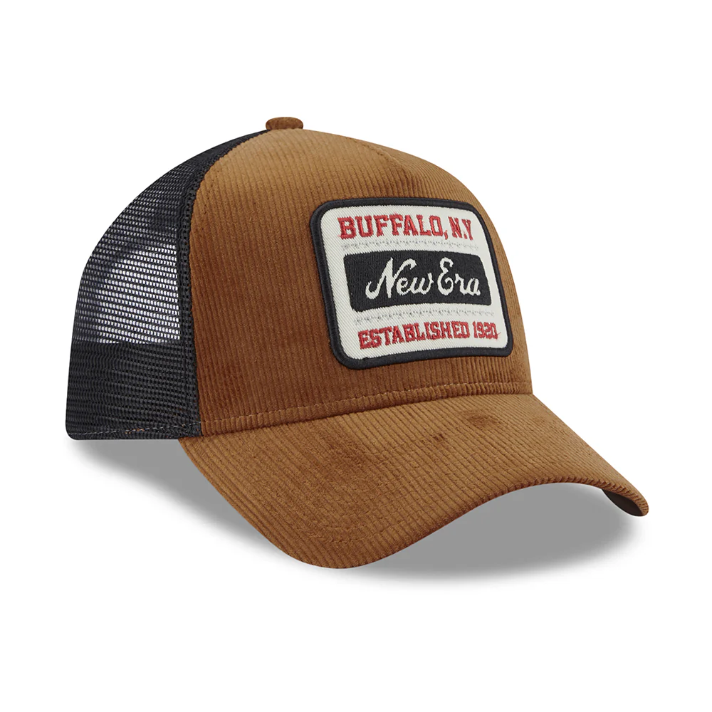 New Era A-Frame Kord Trucker Cap - Toffee-Schwarz - Image 3