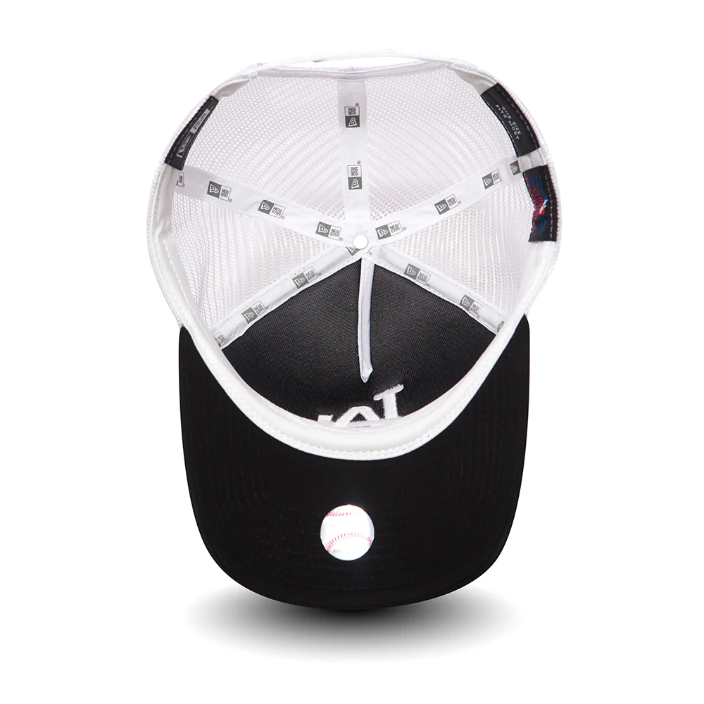 New Era A-Frame L.A. Dodgers Trucker Cap - MLB Clean Trucker - Schwarz-Weiß - Image 3