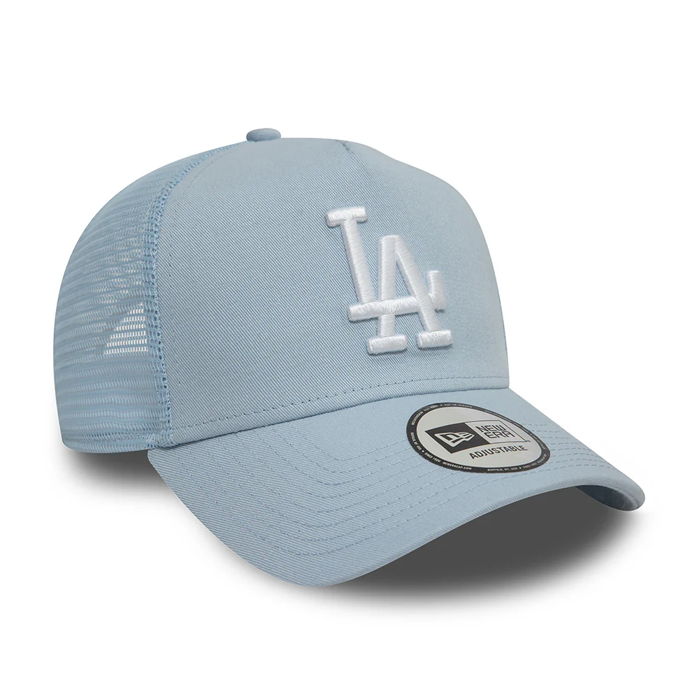 New Era A-Frame L.A. Dodgers Trucker Cap - MLB League Essential II - Hellblau-Weiß - Image 3