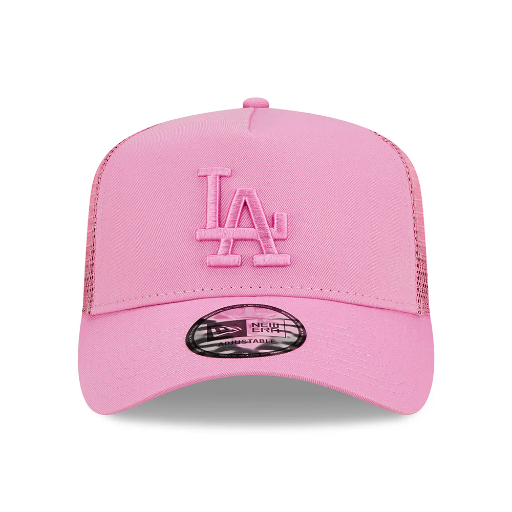 New Era A-Frame L.A. Dodgers Trucker Cap - MLB Tonal Mesh - Rosa - Image 2