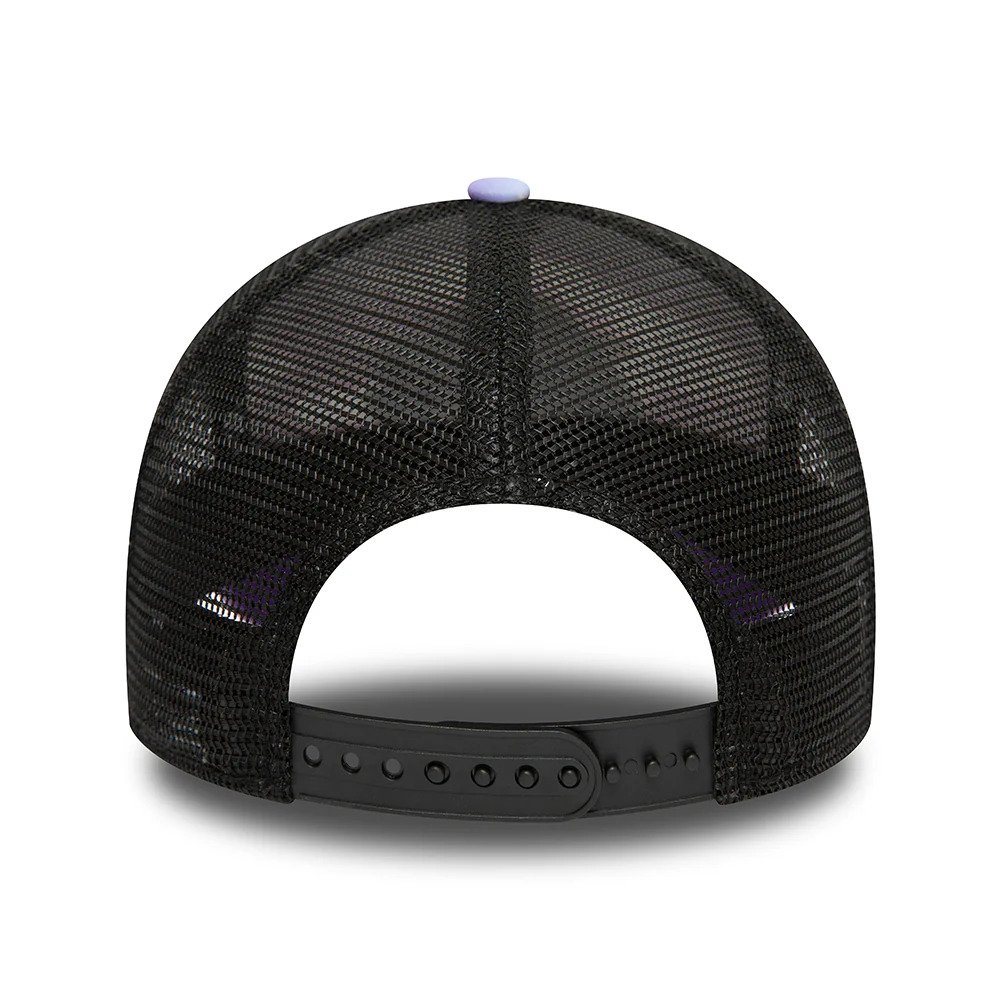 New Era A-Frame L.A. Lakers Trucker Cap - NBA Cloud AOP - Lila-Weiß - Image 4