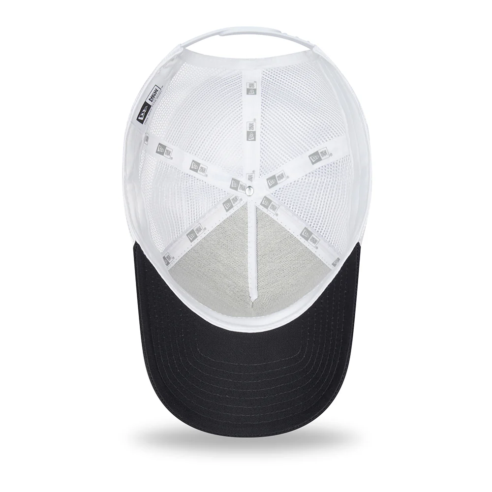 New Era 9FORTY A-Frame Las Vegas Trucker Cap - License Plate - Marineblau-Weiß - Image 4