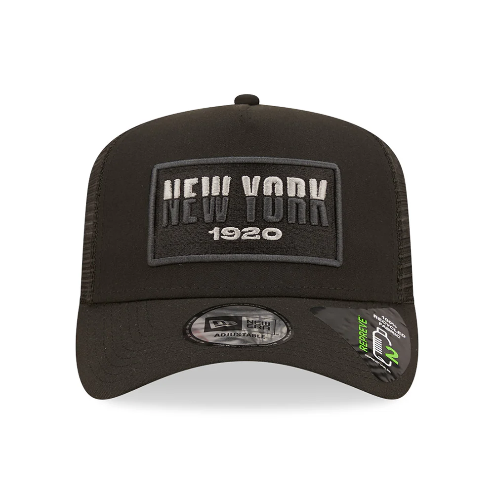 New Era A-Frame New York Trucker Cap - USA State - Schwarz - Image 2