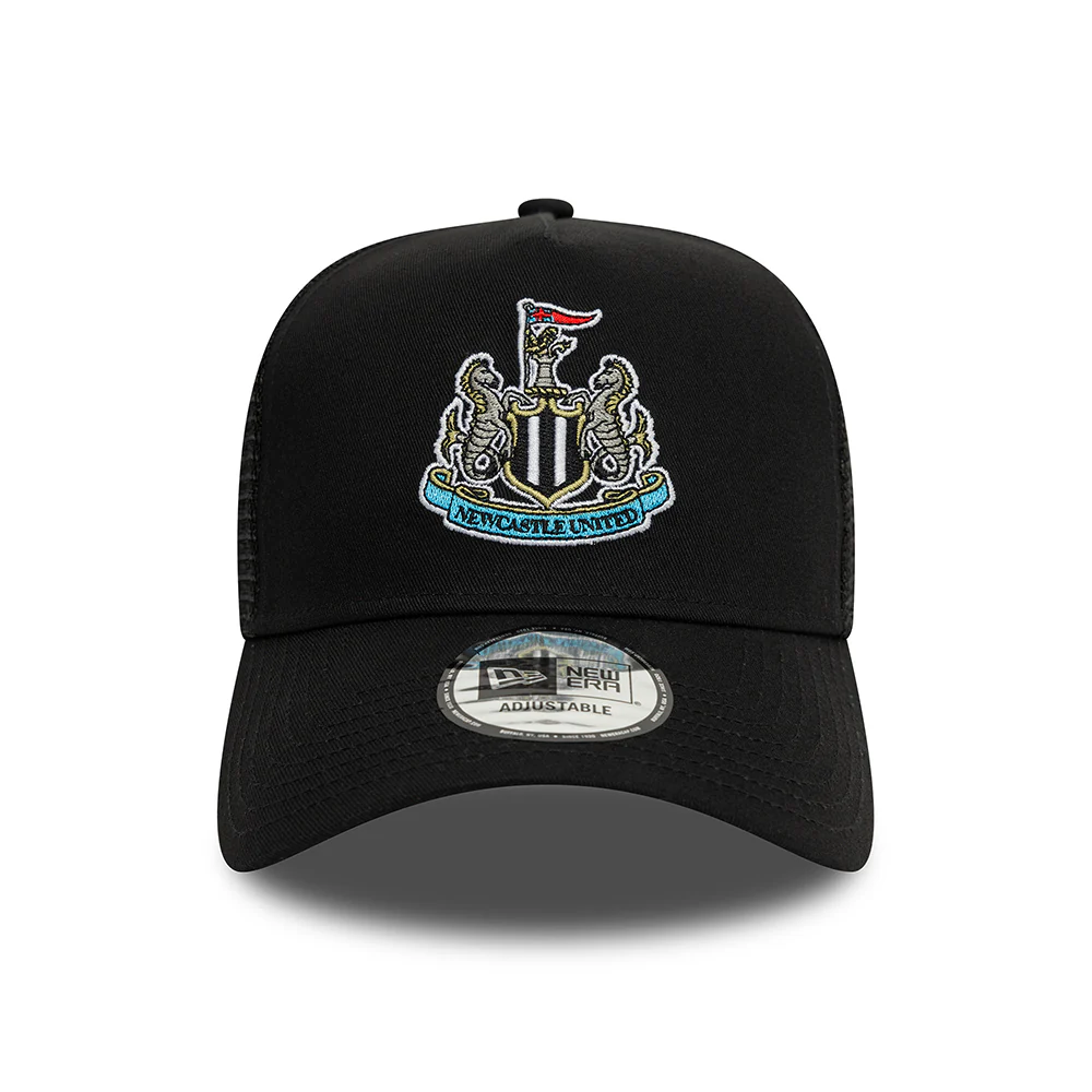 New Era A-Frame Newcastle United FC Trucker Cap - Premier League Core - Schwarz - Image 2