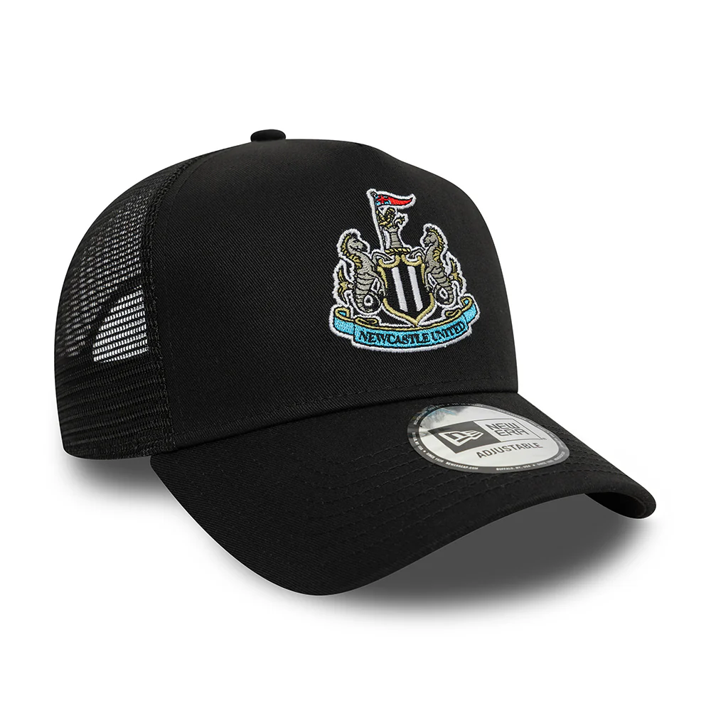 New Era A-Frame Newcastle United FC Trucker Cap - Premier League Core - Schwarz - Image 3