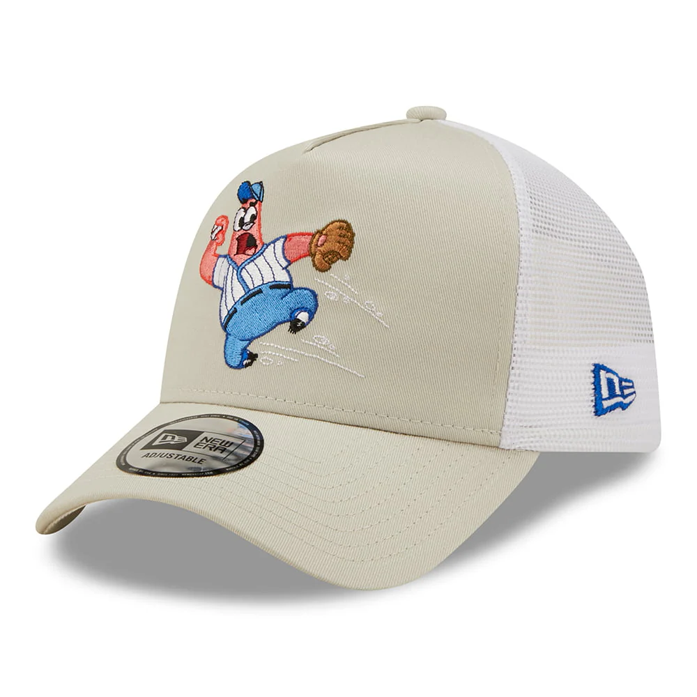 New Era A-Frame Patrick Star Trucker Cap - Sporty Sponge - Steingrau