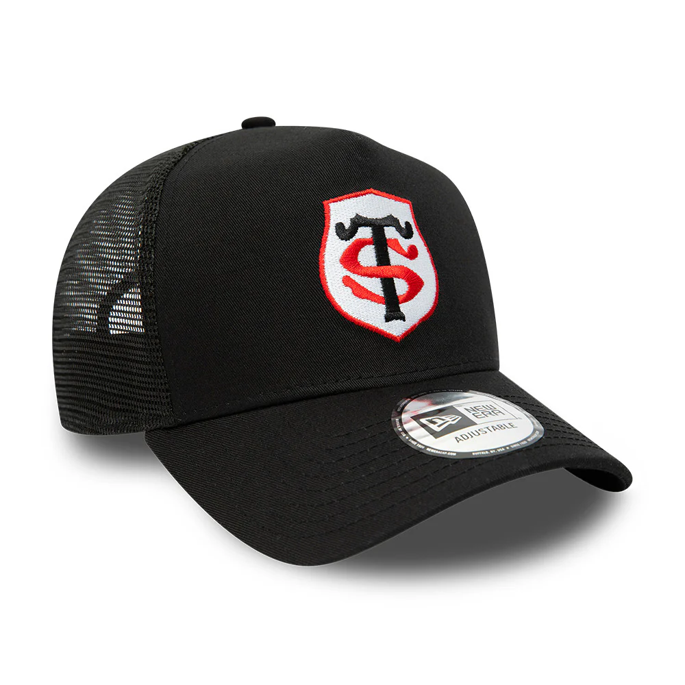 New Era A-Frame Stade Toulousain Trucker Cap - Team Logo - Schwarz - Image 3