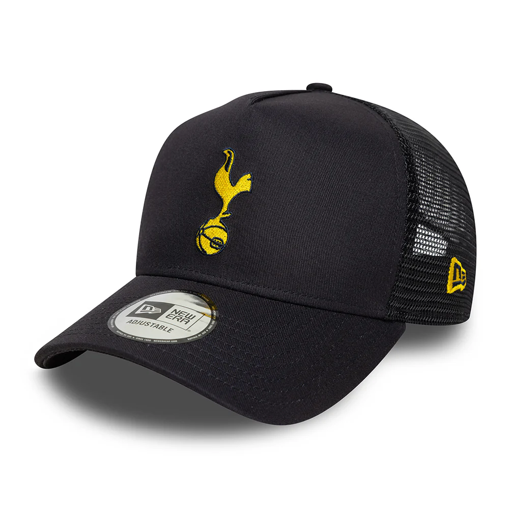 New Era A-Frame Tottenham Hotspur FC Trucker Cap - Seasonal - Marineblau-Gelb