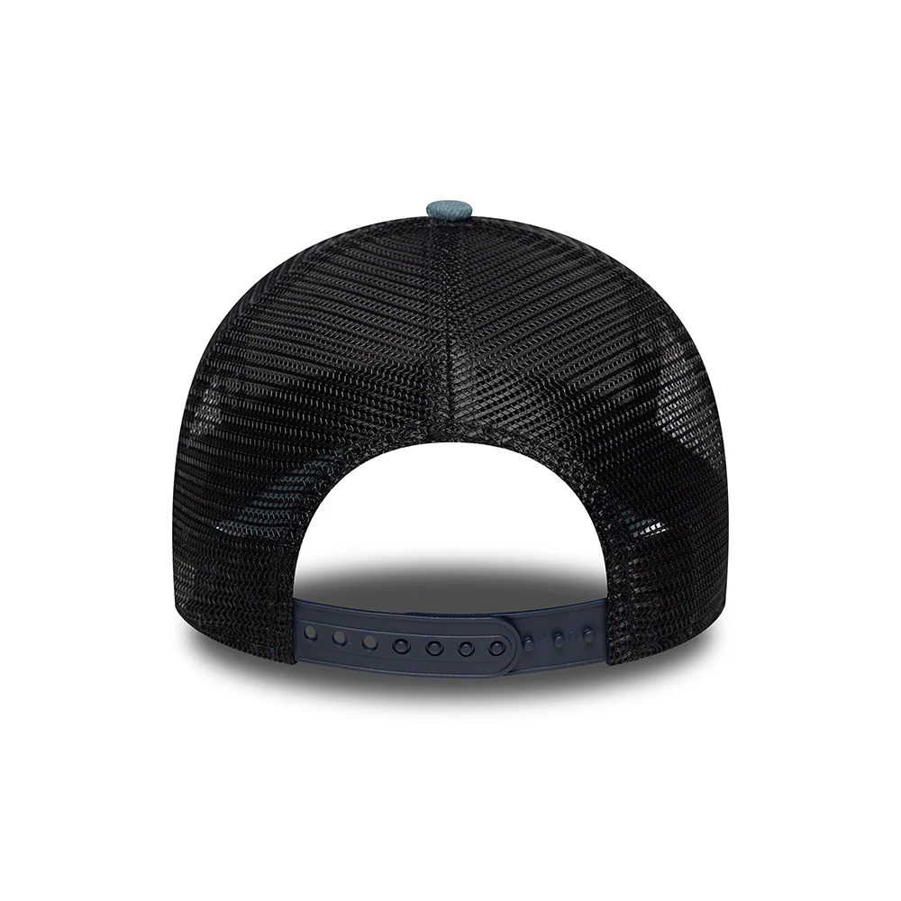 New Era A-Frame Trucker Cap - NE Denim Patch - Blau-Marineblau - Image 4