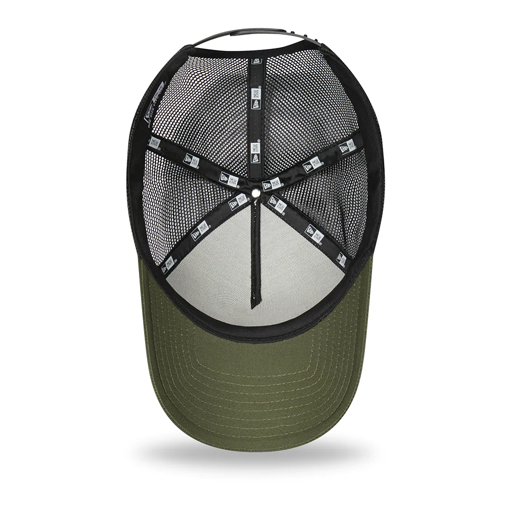 New Era A-Frame Wakiki Beach Trucker Cap - Location Icon - Olivgrün-Weiß - Image 4