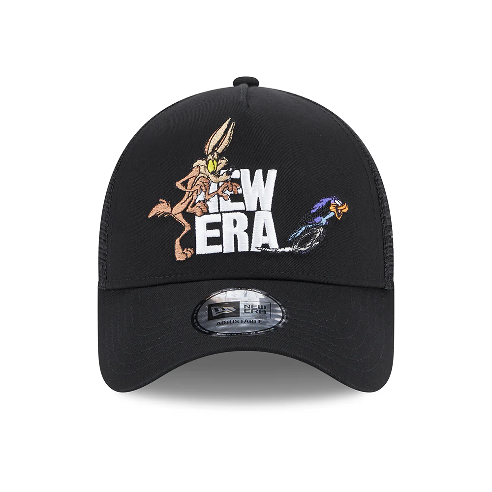 New Era A-Frame Wile E. Coyote & the Road Runner Trucker Cap Looney Tunes - Schwarz - Image 2