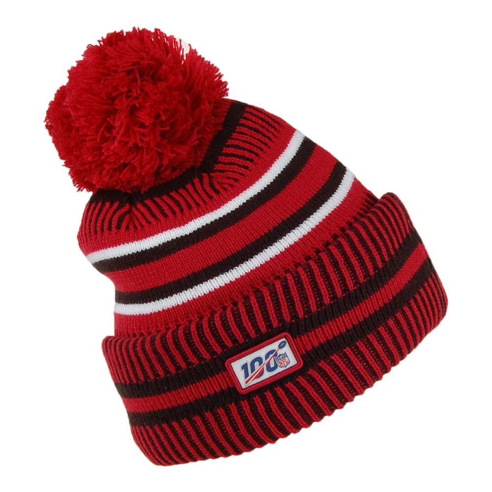 New Era Arizona Cardinals Bommelmütze - NFL On Field Knit - Kardinalsrot-Schwarz - Image 2