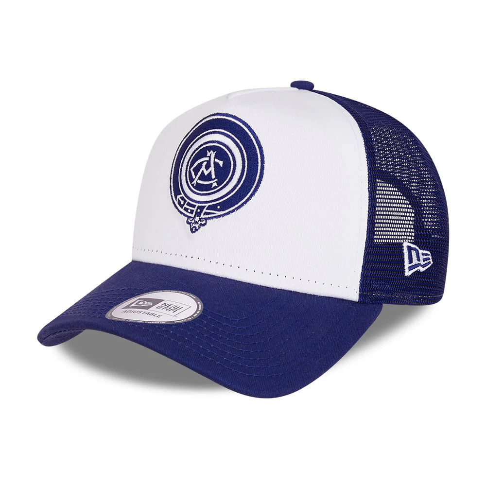 New Era Atletico Madrid Trucker Cap Original Crest - Weiß-Königsblau