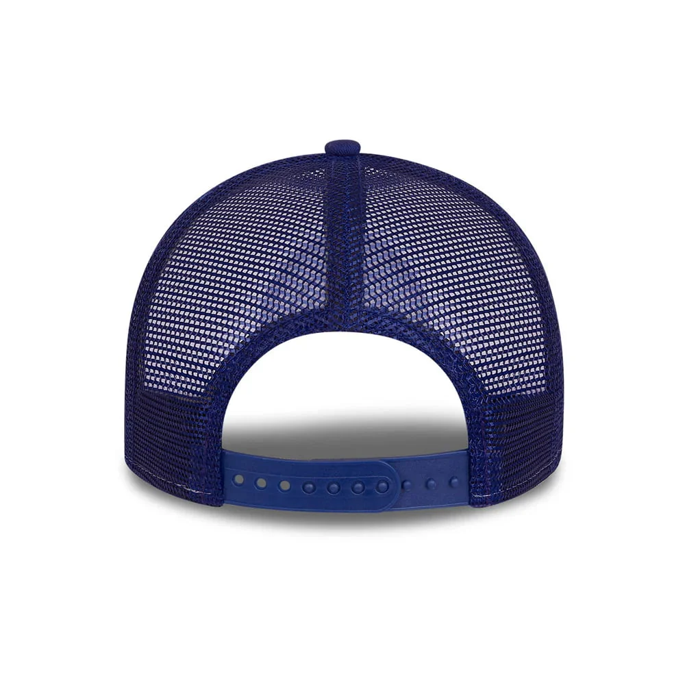 New Era Atletico Madrid Trucker Cap Original Crest - Weiß-Königsblau - Image 2