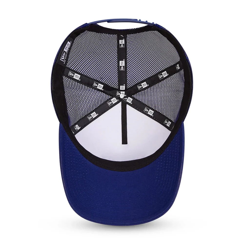 New Era Atletico Madrid Trucker Cap Original Crest - Weiß-Königsblau - Image 3