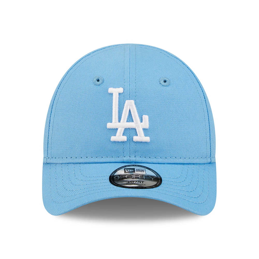 New Era Baby 9FORTY L.A. Dodgers Baseball Cap - MLB League Essential II - Himmelblau-Weiß - Image 2
