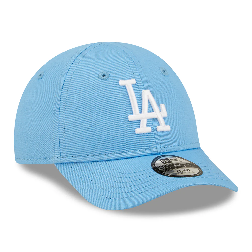 New Era Baby 9FORTY L.A. Dodgers Baseball Cap - MLB League Essential II - Himmelblau-Weiß - Image 3