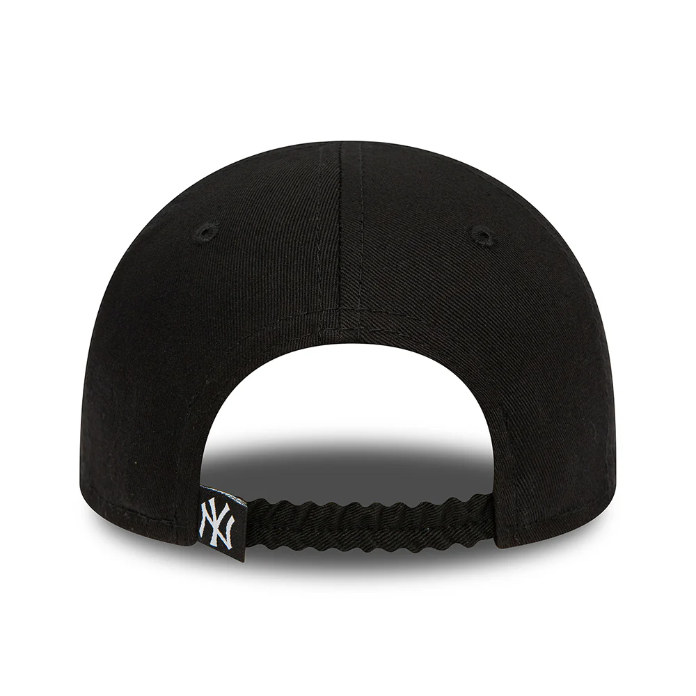 New Era Baby 9FORTY New York Yankees Baseball Cap - MLB Icon - Schwarz-Weiß - Image 4