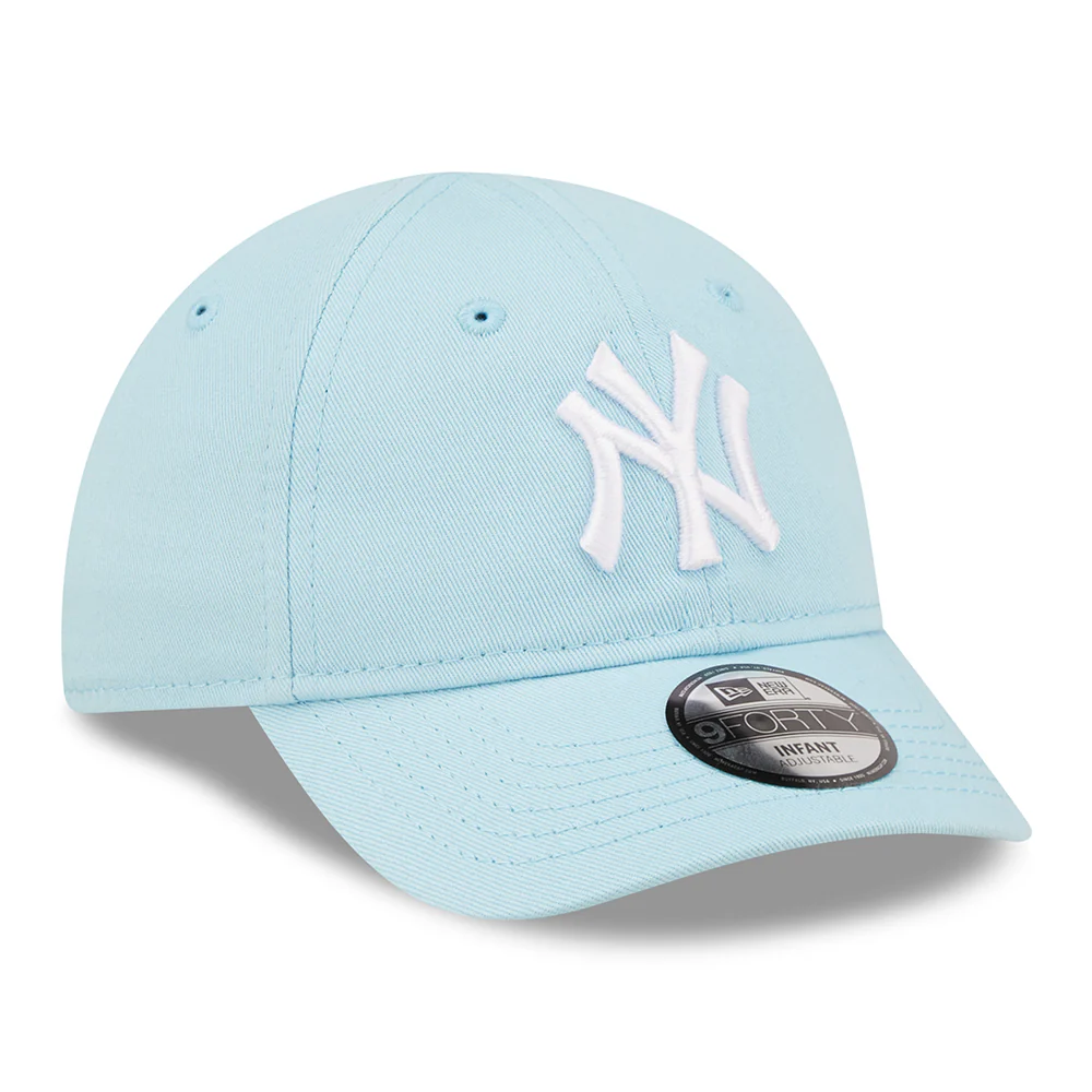 New Era Baby 9FORTY New York Yankees Baseball Cap MLB League Essential II - Hellblau-Weiß - Image 3