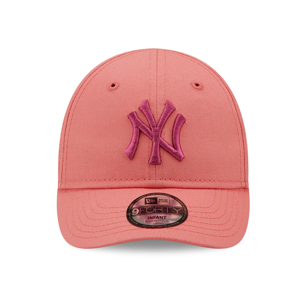 New Era Baby 9FORTY New York Yankees Baseball Cap MLB League Essential II - Hellrosa-Rosa - Image 2
