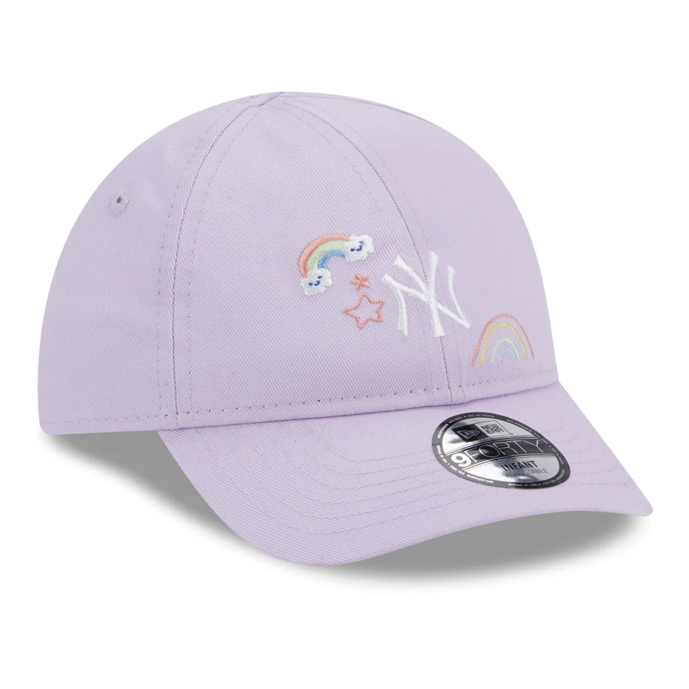New Era Baby 9FORTY New York Yankees Baseball Cap - MLB Starry - Lavendel - Image 3