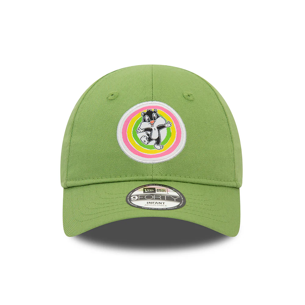 New Era Baby 9FORTY Sylvester Baseball Cap - Pastel Looney Tunes - Helles Grün - Image 2