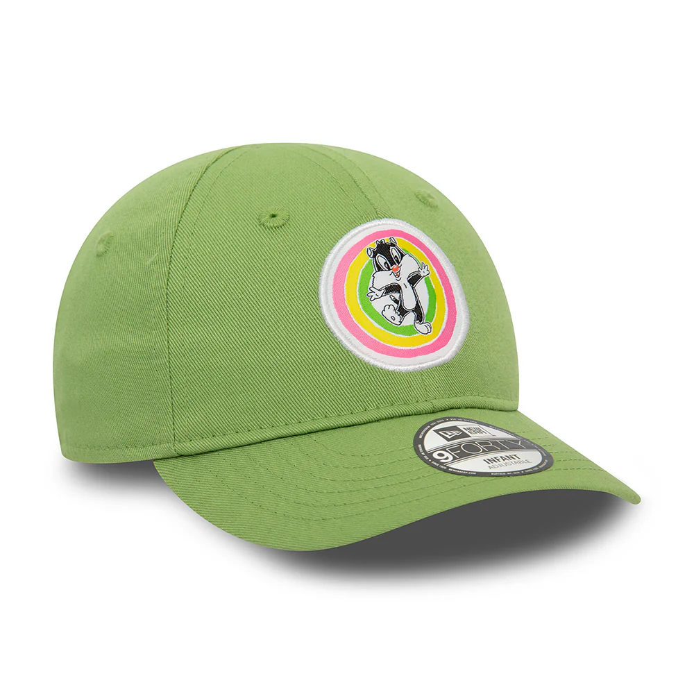 New Era Baby 9FORTY Sylvester Baseball Cap - Pastel Looney Tunes - Helles Grün - Image 3