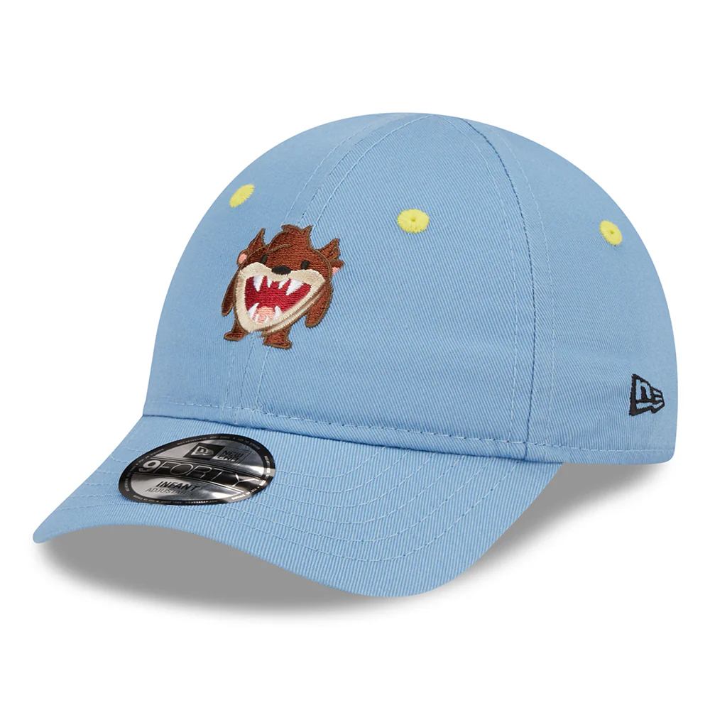 New Era Baby 9FORTY Taz Baseball Cap - Chibi Looney Tunes - Himmelblau