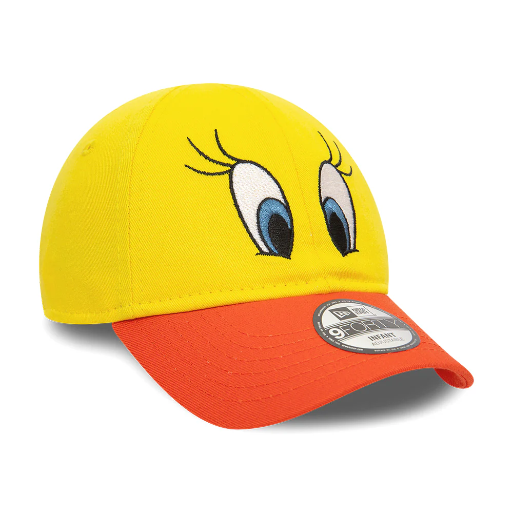 New Era Baby 9FORTY Tweety Baseball Cap - Looney Tunes Character - Gelb-Orange - Image 3