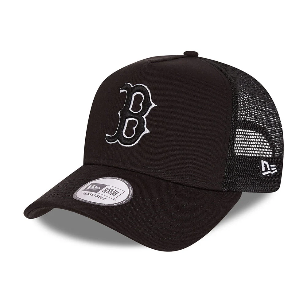 New Era Boston Red Sox Trucker Cap MLB Tonal Mesh - Schwarz