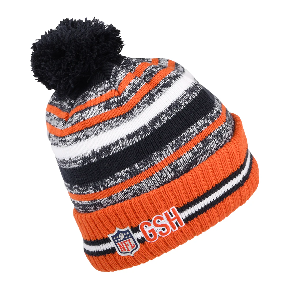 New Era Chicago Bears Bommelmütze - NFL Sport Knit OTC - Orange-Marineblau - Image 2