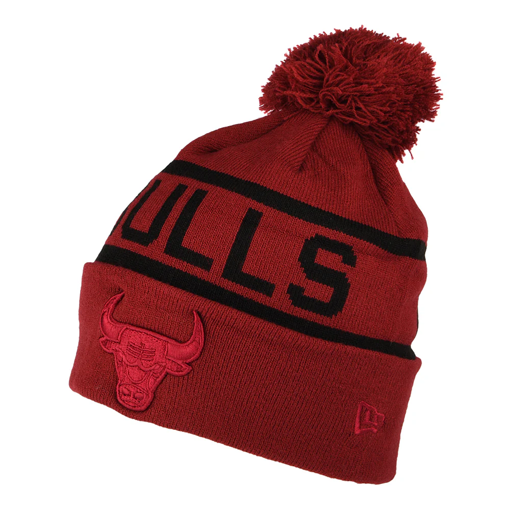 New Era Chicago Bulls Bommelmütze - NBA Tonal Jake Cuff - Kardinalrot