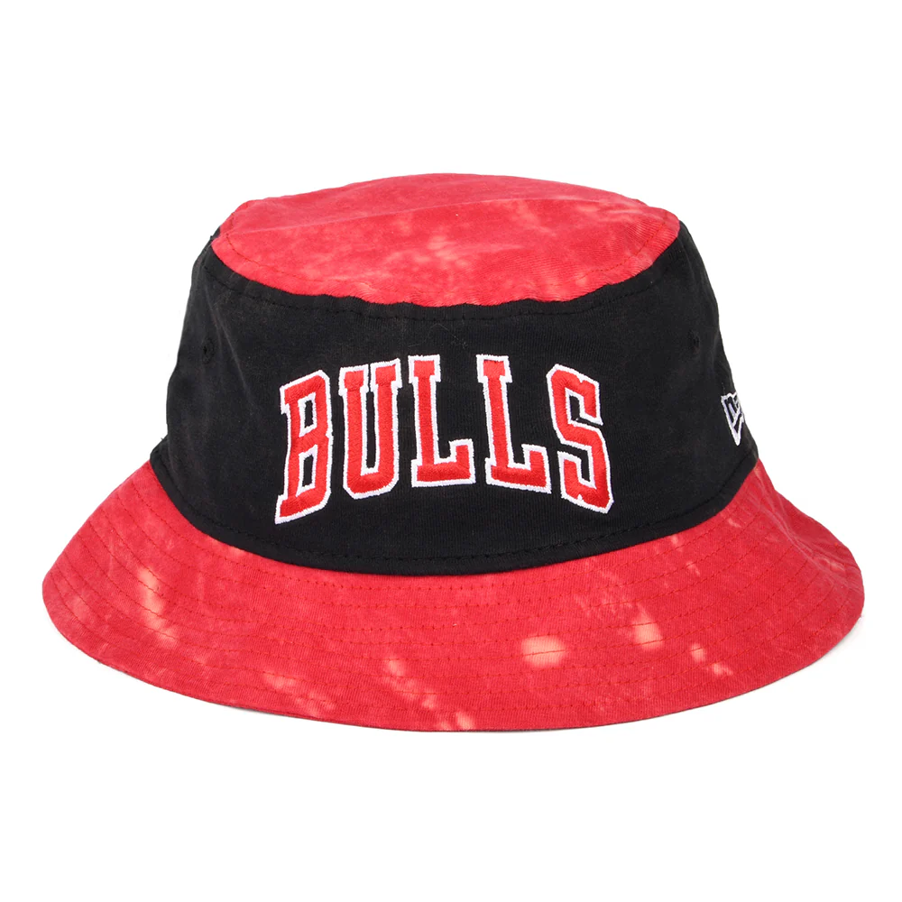New Era Chicago Bulls Fischerhut - NBA Washed Pack - Rot-Schwarz - Image 2