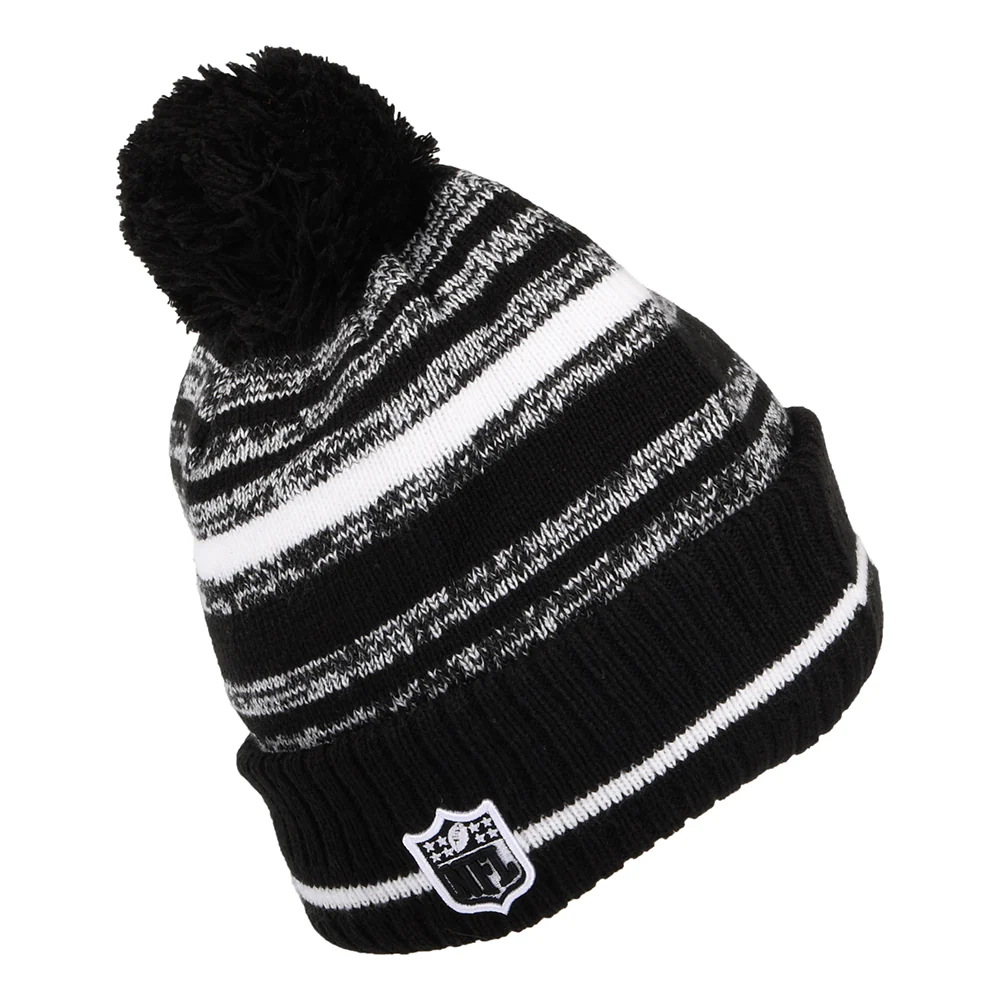 New Era Cleveland Browns Bommelmütze - NFL Sport Knit - Schwarz-Weiß - Image 2