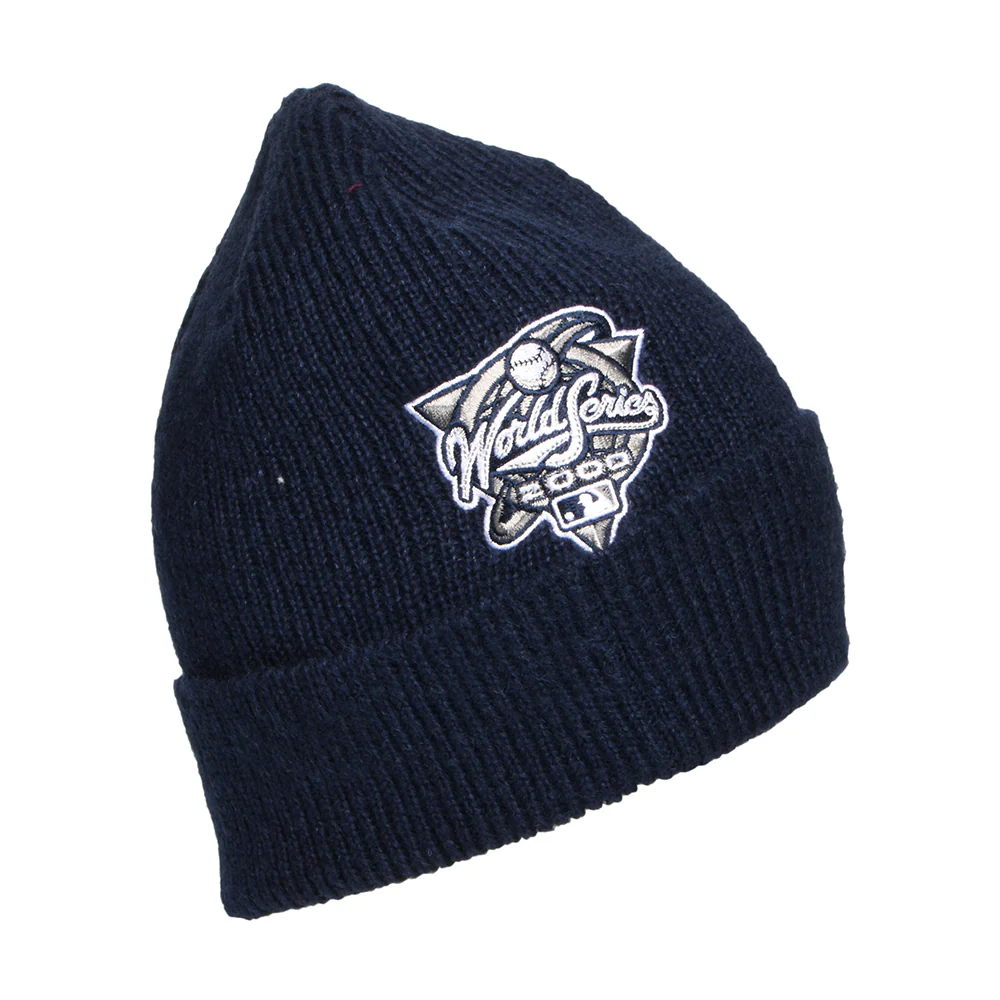 New Era Cuffed New York Yankees Beanie Mütze - MLB World Series Patch - Marineblau - Image 2