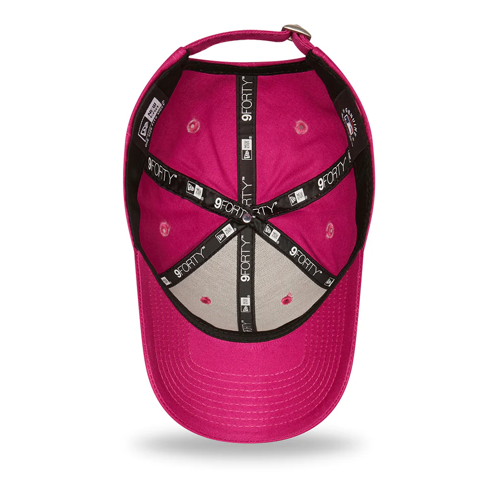 New Era Damen 9FORTY II L.A. Dodgers Baseball Cap - MLB Camo Infill - Rosa-Tarnfarben - Image 4