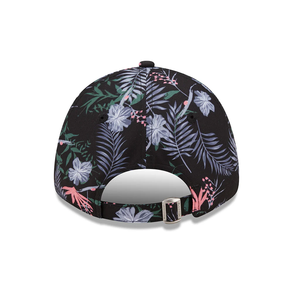 New Era Damen 9FORTY II New York Yankees Baseball Cap - MLB Floral - Schwarz-Weiß - Image 3