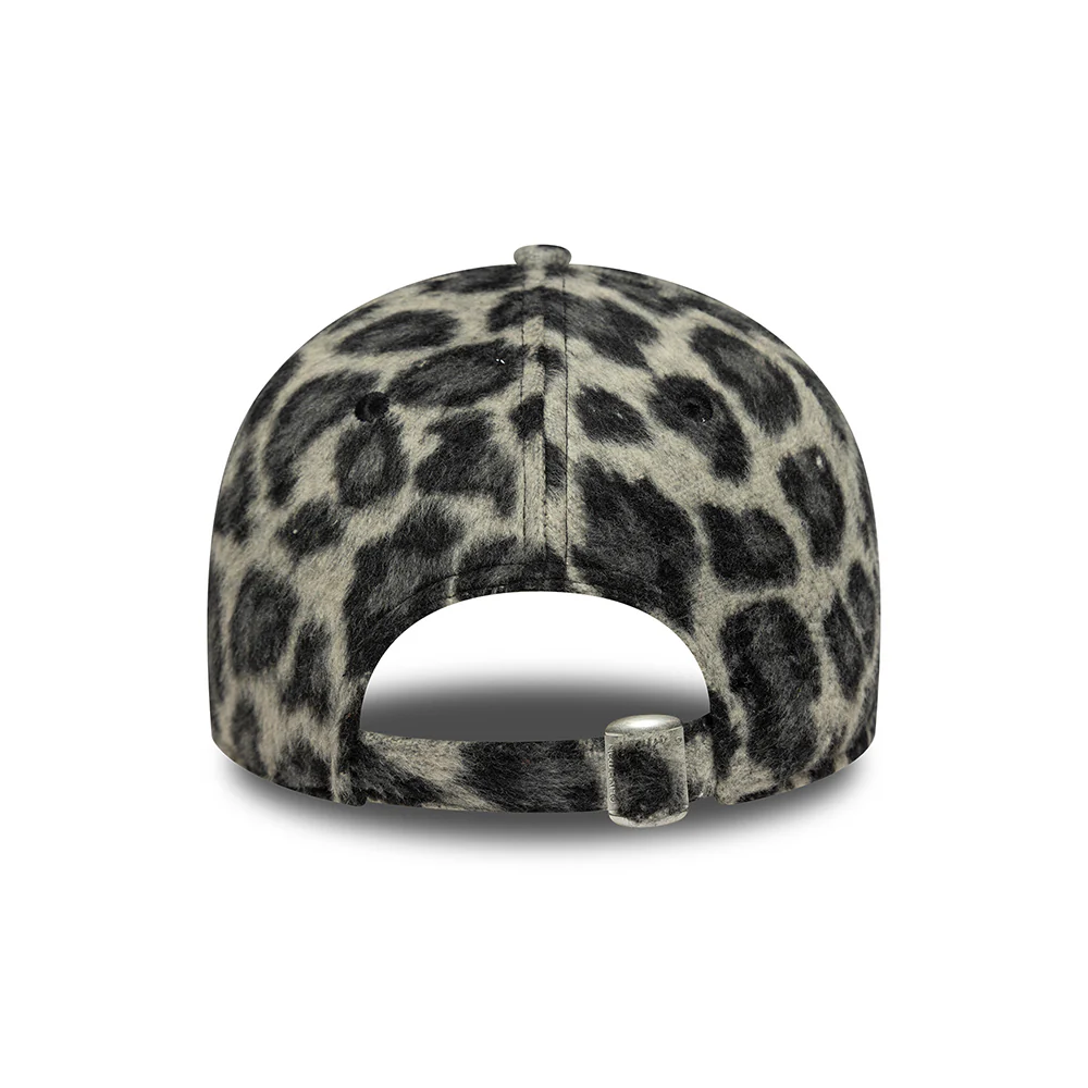 New Era Damen 9FORTY L.A. Dodgers Baseball Cap - MLB Cosy Animal - Graues Leopardenmuster - Image 4
