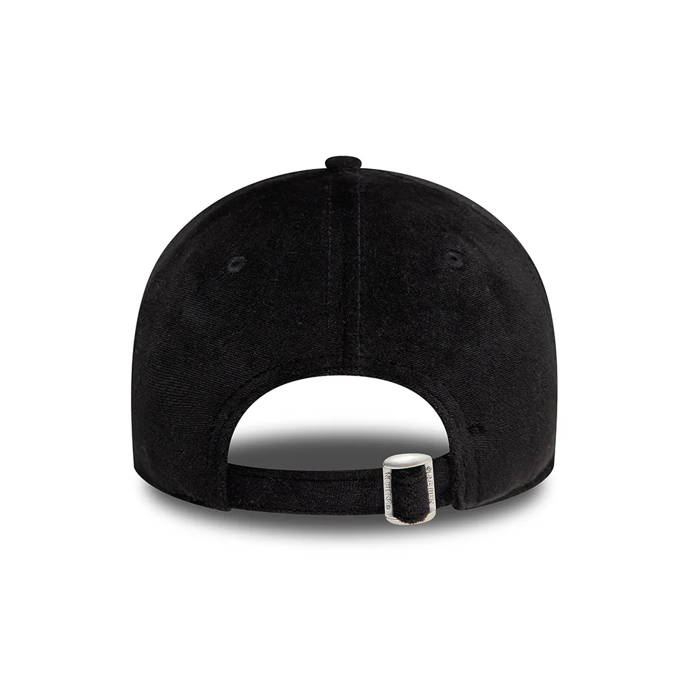 New Era Damen 9FORTY L.A. Dodgers Baseball Cap - MLB Diamante Velour - Schwarz - Image 4
