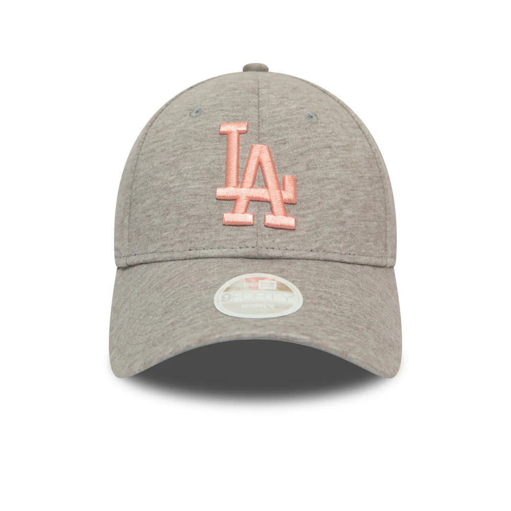 New Era Damen 9FORTY L.A. Dodgers Baseball Cap - MLB Snap - Grau-Pink - Image 2