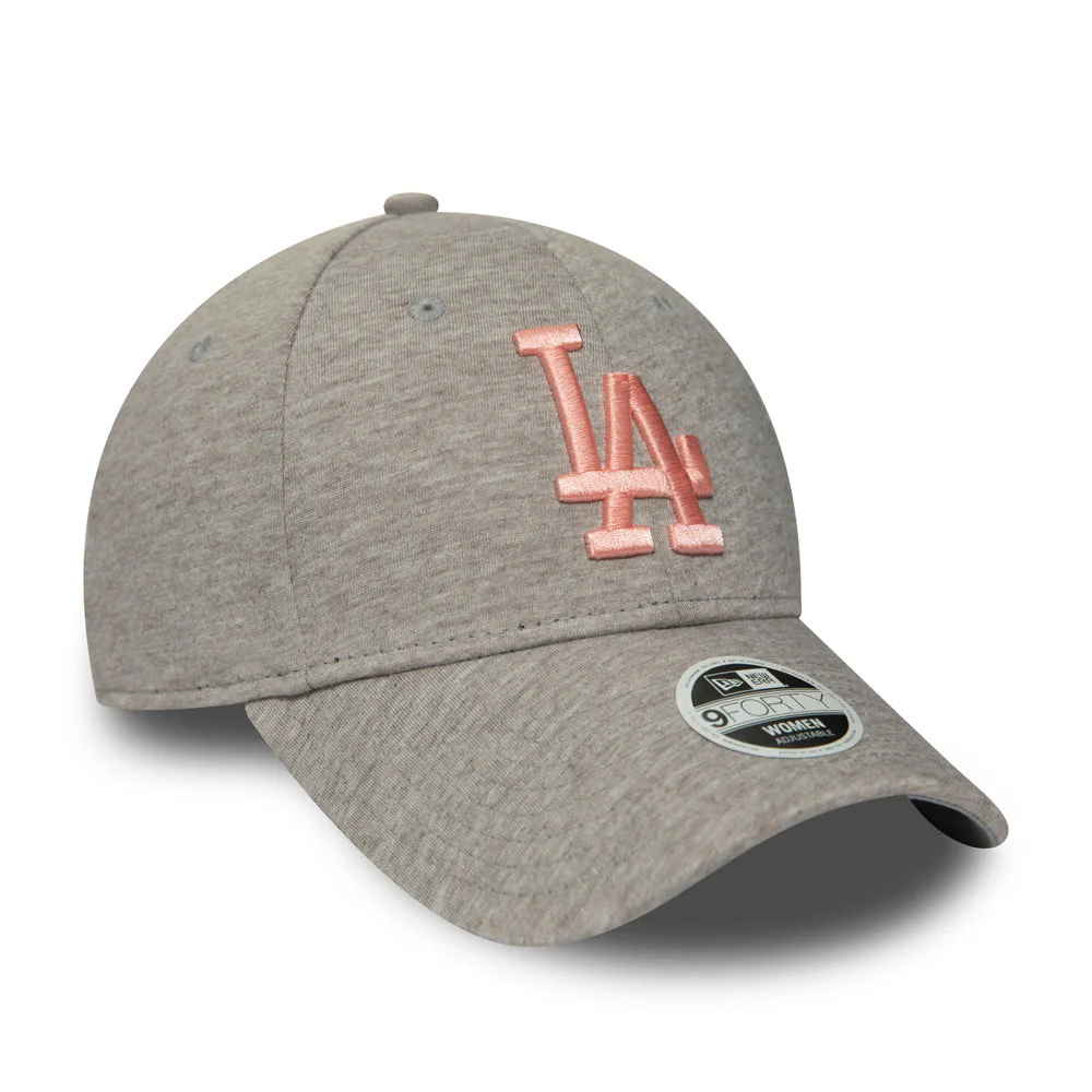 New Era Damen 9FORTY L.A. Dodgers Baseball Cap - MLB Snap - Grau-Pink - Image 3