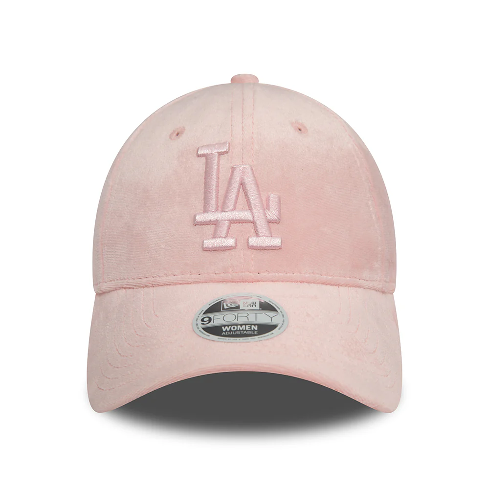 New Era Damen 9FORTY L.A. Dodgers Snapback Cap - MLB Velour - Hellrosa - Image 2