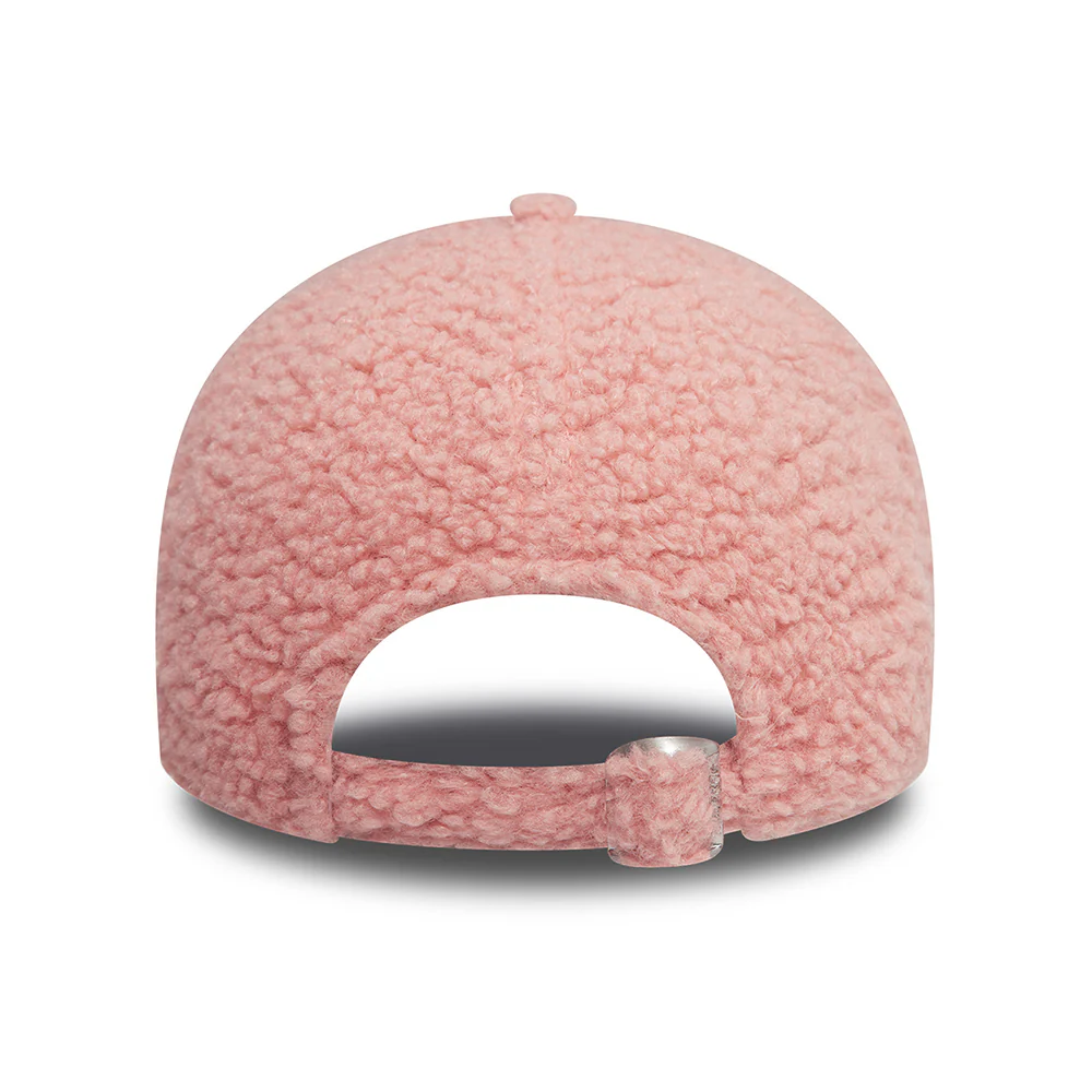 New Era Damen 9FORTY New York Yankees Baseball Cap - MLB Borg - Rosé-Weiß - Image 4