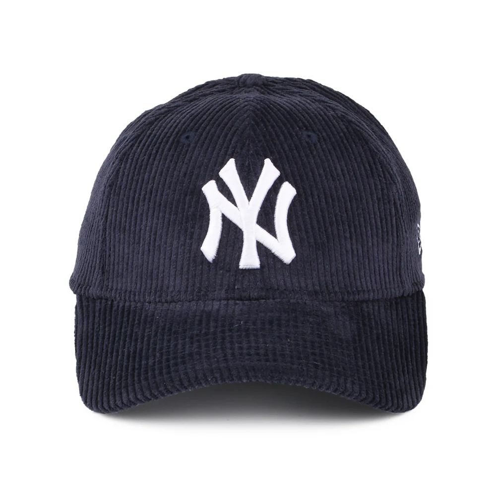 New Era Damen 9FORTY New York Yankees Baseball Cap - MLB Fashion Kord - Marineblau - Image 2