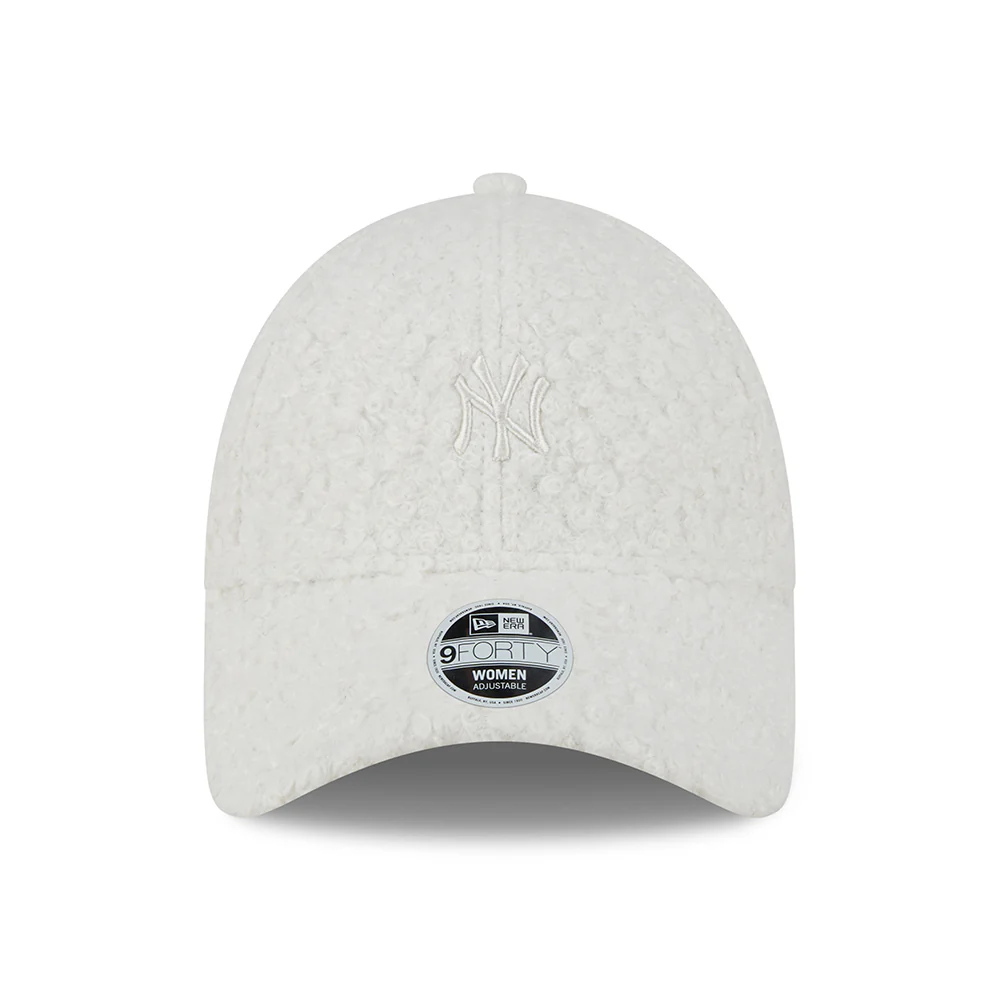 New Era Damen 9FORTY New York Yankees Baseball Cap - MLB Hypertexture - Cremeweiß - Image 2