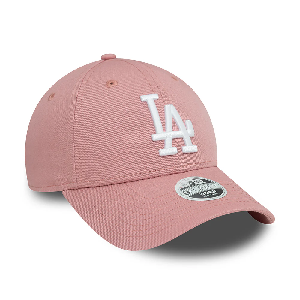 New Era Damen 9FORTY New York Yankees Baseball Cap - MLB League Essential - Dunkelrosa-Weiß - Image 3