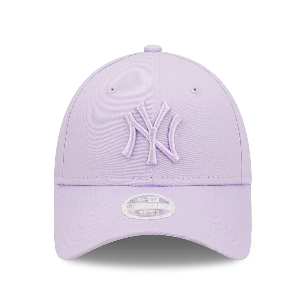 New Era Damen 9FORTY New York Yankees Baseball Cap - MLB League Essential - Fliederfarben - Image 2